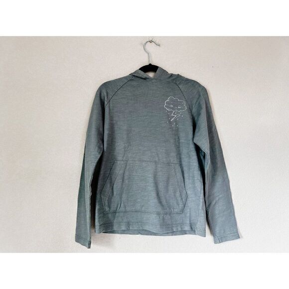 NWT! Rylee + Cru Rain Cloud Hooded Long Sleeve Tee, Size 4-5Y - Picture 3 of 5